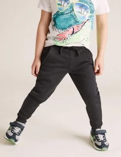 M&S Collection 2pk Cotton Rich Joggers (2-7 Yrs) -School Uniform Sales Store SD 04 T88 2817I T4 X EC 2