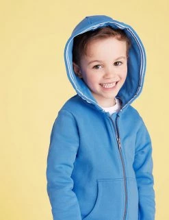 M&S Collection Jumpers Cotton Rich Plain Hoodie (2-7 Yrs) -School Uniform Sales Store SD 04 T88 4500B E2 X EC 0