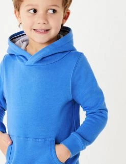 M&S Collection Jumpers Cotton Rich Pullover Hoodies (2-7 Yrs) 45 M&S Collection Jumpers Cotton Rich Pullover Hoodies (2-7 Yrs) -School Uniform Sales Store SD 04 T88 5700B CB X EC 1