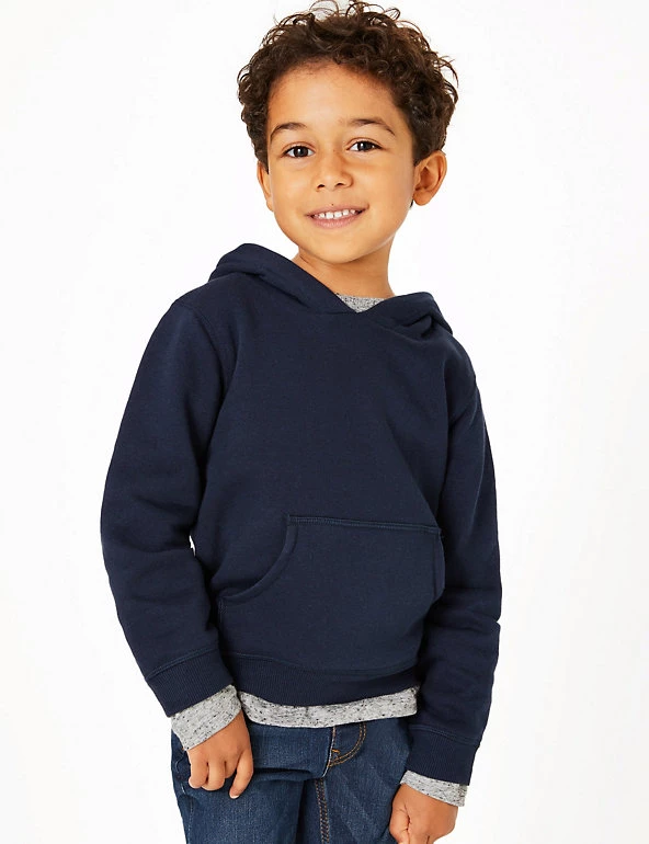 M&S Collection Jumpers Cotton Rich Pullover Hoodies (2-7 Yrs) 23 M&S Collection Jumpers Cotton Rich Pullover Hoodies (2-7 Yrs) - Image 21