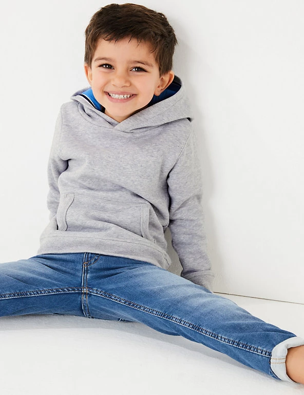 M&S Collection Jumpers Cotton Rich Pullover Hoodies (2-7 Yrs) 7 M&S Collection Jumpers Cotton Rich Pullover Hoodies (2-7 Yrs) - Image 5