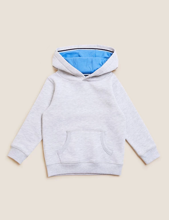 M&S Collection Jumpers Cotton Rich Pullover Hoodies (2-7 Yrs) 8 M&S Collection Jumpers Cotton Rich Pullover Hoodies (2-7 Yrs) - Image 6
