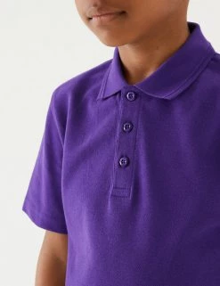 M&S Collection Polo-shirts Unisex Pure Cotton Polo Shirt (2-16 Yrs) -School Uniform Sales Store SD 04 T93 1782 D0 X EC 3