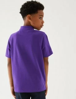 M&S Collection Polo-shirts Unisex Pure Cotton Polo Shirt (2-16 Yrs) -School Uniform Sales Store SD 04 T93 1782 D0 X EC 4