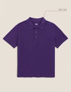 M&S Collection Polo-shirts Unisex Pure Cotton Polo Shirt (2-16 Yrs) -School Uniform Sales Store SD 04 T93 1782 D0 X EC 90