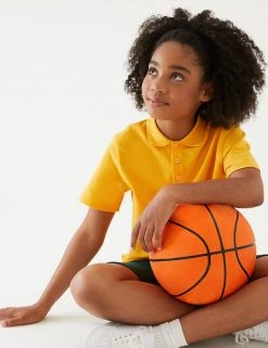 M&S Collection Polo-shirts Unisex Pure Cotton Polo Shirt (2-16 Yrs) -School Uniform Sales Store SD 04 T93 1782 S0 X EC 2