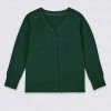 M&S Collection Cardigans Cotton Sweat School Cardigan With StayNEW™ (2-16 Yrs) -School Uniform Sales Store SD 04 T93 1813 EE X EC 90