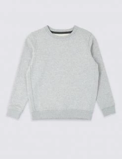 M&S Collection PE Kit Unisex Crew Neck Sweatshirt (2-16 Yrs) -School Uniform Sales Store SD 04 T93 1814 UT X EC 90