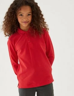 Polo-shirts Unisex Long Sleeve Polo Shirt (2-16 Yrs) 43 Polo-shirts Unisex Long Sleeve Polo Shirt (2-16 Yrs) -School Uniform Sales Store SD 04 T93 2081 B0 X EC 1