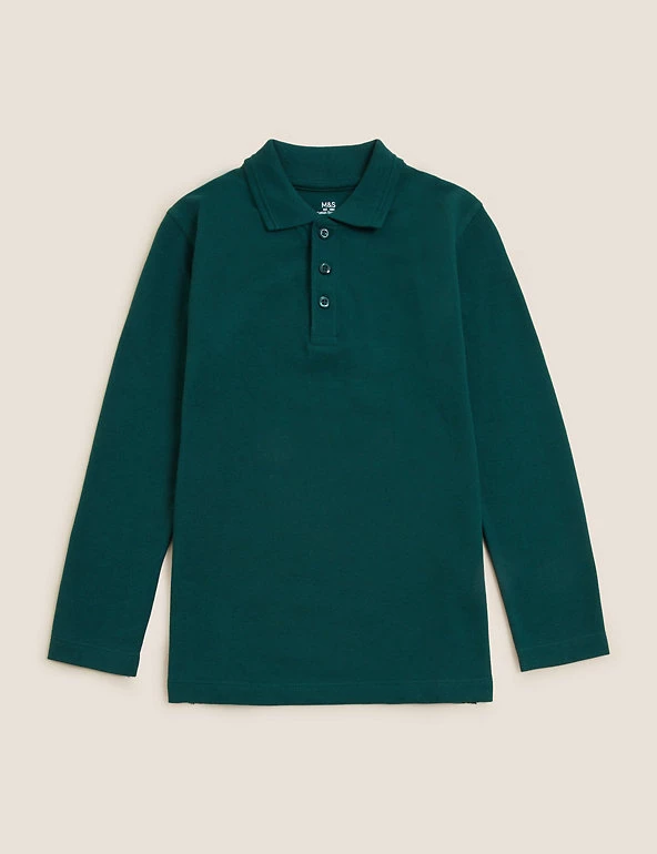 Polo-shirts Unisex Long Sleeve Polo Shirt (2-16 Yrs) 34 Polo-shirts Unisex Long Sleeve Polo Shirt (2-16 Yrs) - Image 32