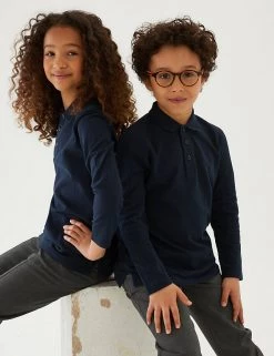 Polo-shirts Unisex Long Sleeve Polo Shirt (2-16 Yrs) 59 Polo-shirts Unisex Long Sleeve Polo Shirt (2-16 Yrs) -School Uniform Sales Store SD 04 T93 2081 F3 X EC 0