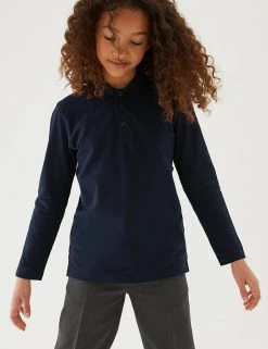 Polo-shirts Unisex Long Sleeve Polo Shirt (2-16 Yrs) 62 Polo-shirts Unisex Long Sleeve Polo Shirt (2-16 Yrs) -School Uniform Sales Store SD 04 T93 2081 F3 X EC 2