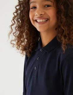 Polo-shirts Unisex Long Sleeve Polo Shirt (2-16 Yrs) 63 Polo-shirts Unisex Long Sleeve Polo Shirt (2-16 Yrs) -School Uniform Sales Store SD 04 T93 2081 F3 X EC 3