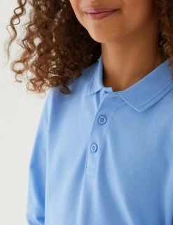 Polo-shirts Unisex Long Sleeve Polo Shirt (2-16 Yrs) 51 Polo-shirts Unisex Long Sleeve Polo Shirt (2-16 Yrs) -School Uniform Sales Store SD 04 T93 2081 QE X EC 3