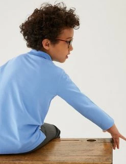 Polo-shirts Unisex Long Sleeve Polo Shirt (2-16 Yrs) 52 Polo-shirts Unisex Long Sleeve Polo Shirt (2-16 Yrs) -School Uniform Sales Store SD 04 T93 2081 QE X EC 4