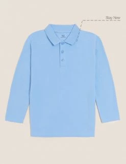Polo-shirts Unisex Long Sleeve Polo Shirt (2-16 Yrs) 48 Polo-shirts Unisex Long Sleeve Polo Shirt (2-16 Yrs) -School Uniform Sales Store SD 04 T93 2081 QE X EC 90