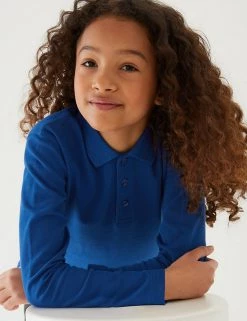 Polo-shirts Unisex Long Sleeve Polo Shirt (2-16 Yrs) 56 Polo-shirts Unisex Long Sleeve Polo Shirt (2-16 Yrs) -School Uniform Sales Store SD 04 T93 2081 RA X EC 2