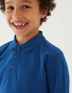 Polo-shirts Unisex Long Sleeve Polo Shirt (2-16 Yrs) 57 Polo-shirts Unisex Long Sleeve Polo Shirt (2-16 Yrs) -School Uniform Sales Store SD 04 T93 2081 RA X EC 3