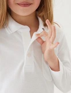 Polo-shirts Unisex Long Sleeve Polo Shirt (2-16 Yrs) 38 Polo-shirts Unisex Long Sleeve Polo Shirt (2-16 Yrs) -School Uniform Sales Store SD 04 T93 2081 Z0 X EC 3