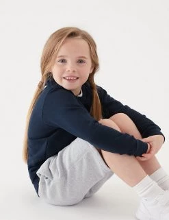 M&S Collection Jumpers Cotton Unisex V-Neck Sweatshirt (2-16 Yrs) 45 M&S Collection Jumpers Cotton Unisex V-Neck Sweatshirt (2-16 Yrs) -School Uniform Sales Store SD 04 T93 2275 F3 X EC 2