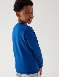 M&S Collection Jumpers Cotton Unisex V-Neck Sweatshirt (2-16 Yrs) 41 M&S Collection Jumpers Cotton Unisex V-Neck Sweatshirt (2-16 Yrs) -School Uniform Sales Store SD 04 T93 2275 RA X EC 3
