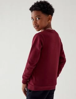 M&S Collection Jumpers Cotton Unisex V-Neck Sweatshirt (2-16 Yrs) 31 M&S Collection Jumpers Cotton Unisex V-Neck Sweatshirt (2-16 Yrs) -School Uniform Sales Store SD 04 T93 2275 XM X EC 3