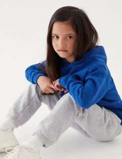 M&S Collection Jumpers Unisex Cotton Hooded Sweatshirt (2-18 Yrs) -School Uniform Sales Store SD 04 T93 2276 RA X EC 1