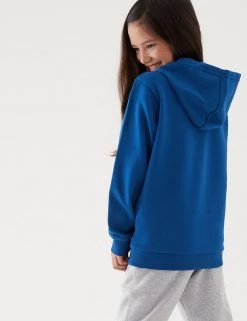M&S Collection Jumpers Unisex Cotton Hooded Sweatshirt (2-18 Yrs) -School Uniform Sales Store SD 04 T93 2276 RA X EC 3