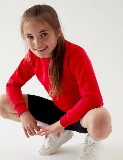 M&S Collection Jumpers School Unisex Cotton Regular Fit Sweatshirt (2-16 Yrs) -School Uniform Sales Store SD 04 T93 2278 B0 X EC 2