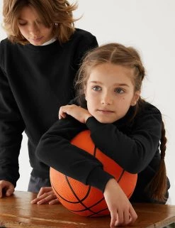 M&S Collection Jumpers School Unisex Cotton Regular Fit Sweatshirt (2-16 Yrs) -School Uniform Sales Store SD 04 T93 2278 Y0 X EC 0