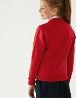 M&S Collection Cardigans Girls' Cotton Regular Fit School Cardigan (2-16 Yrs) -School Uniform Sales Store SD 04 T93 2279 B0 X EC 2