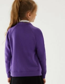 M&S Collection Cardigans Girls' Cotton Regular Fit School Cardigan (2-16 Yrs) -School Uniform Sales Store SD 04 T93 2279 D0 X EC 2