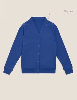 M&S Collection Cardigans Girls' Cotton Regular Fit School Cardigan (2-16 Yrs) -School Uniform Sales Store SD 04 T93 2279 RA X EC 90