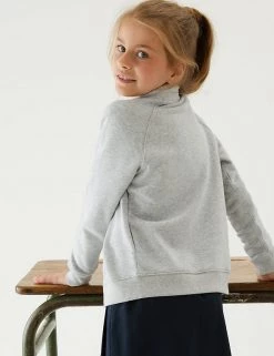 M&S Collection Cardigans Girls' Cotton Regular Fit School Cardigan (2-16 Yrs) -School Uniform Sales Store SD 04 T93 2279 UT X EC 2