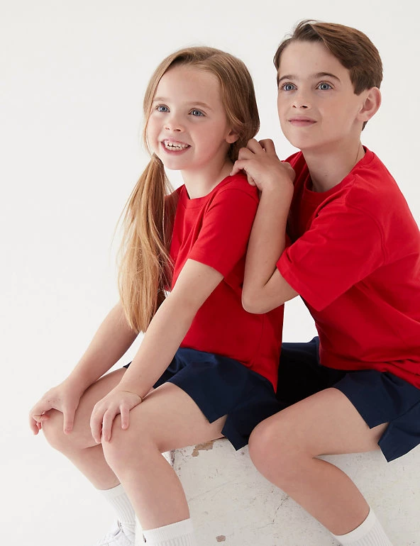 M&S Collection PE Kit Unisex Pure Cotton T-Shirt (2-16 Yrs) 3 M&S Collection PE Kit Unisex Pure Cotton T-Shirt (2-16 Yrs)