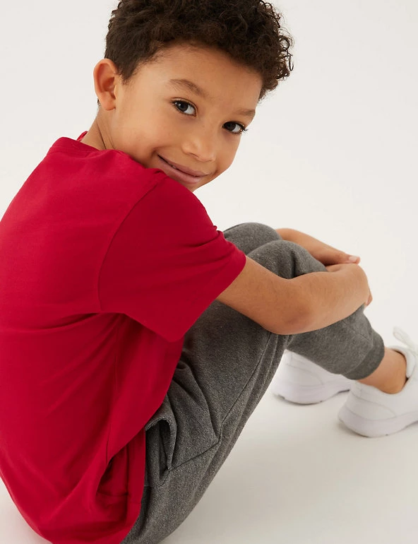 M&S Collection PE Kit Unisex Pure Cotton T-Shirt (2-16 Yrs) 15 M&S Collection PE Kit Unisex Pure Cotton T-Shirt (2-16 Yrs) - Image 13