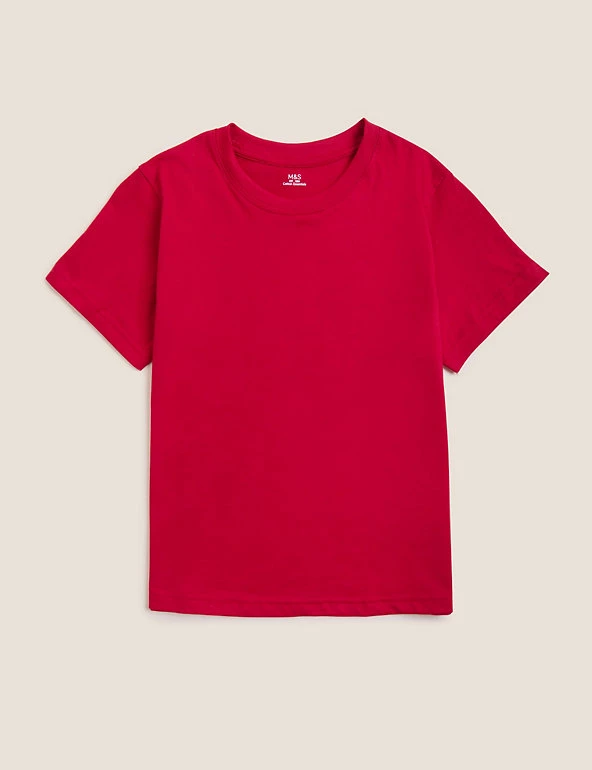 M&S Collection PE Kit Unisex Pure Cotton T-Shirt (2-16 Yrs) 14 M&S Collection PE Kit Unisex Pure Cotton T-Shirt (2-16 Yrs) - Image 12