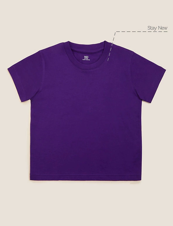 M&S Collection PE Kit Unisex Pure Cotton T-Shirt (2-16 Yrs) 33 M&S Collection PE Kit Unisex Pure Cotton T-Shirt (2-16 Yrs) - Image 31