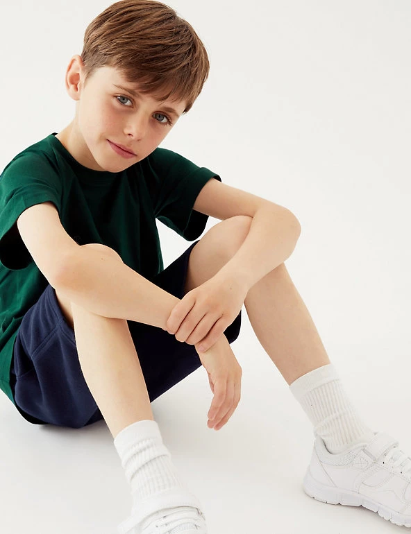 M&S Collection PE Kit Unisex Pure Cotton T-Shirt (2-16 Yrs) 66 M&S Collection PE Kit Unisex Pure Cotton T-Shirt (2-16 Yrs) - Image 64