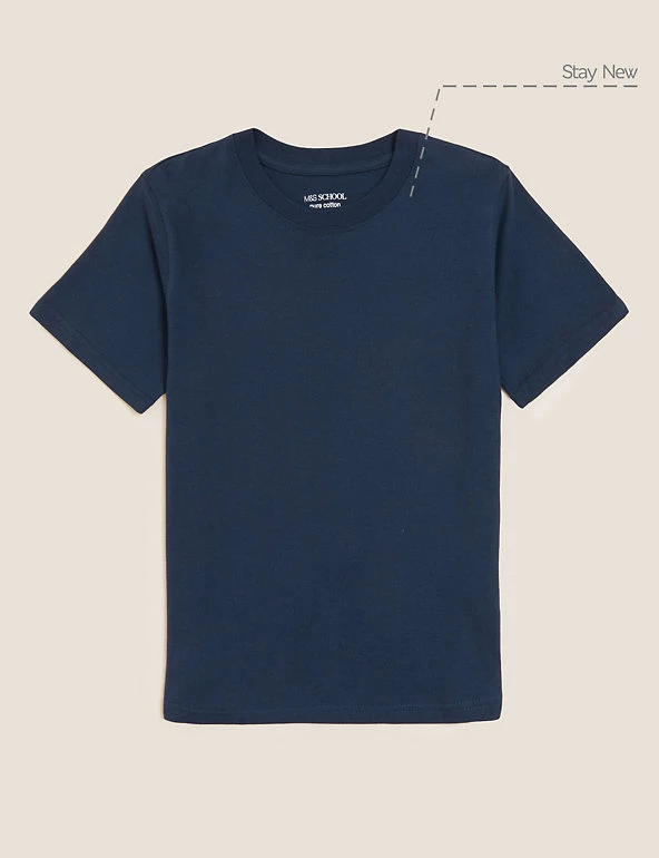 M&S Collection PE Kit Unisex Pure Cotton T-Shirt (2-16 Yrs) 48 M&S Collection PE Kit Unisex Pure Cotton T-Shirt (2-16 Yrs) - Image 46