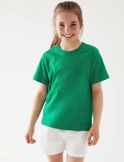 M&S Collection PE Kit Unisex Pure Cotton T-Shirt (2-16 Yrs) 117 M&S Collection PE Kit Unisex Pure Cotton T-Shirt (2-16 Yrs) -School Uniform Sales Store SD 04 T93 2760 KF X EC 1