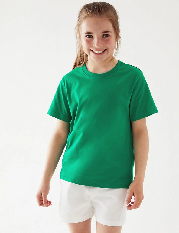 M&S Collection PE Kit Unisex Pure Cotton T-Shirt (2-16 Yrs) 54 M&S Collection PE Kit Unisex Pure Cotton T-Shirt (2-16 Yrs) - Image 52