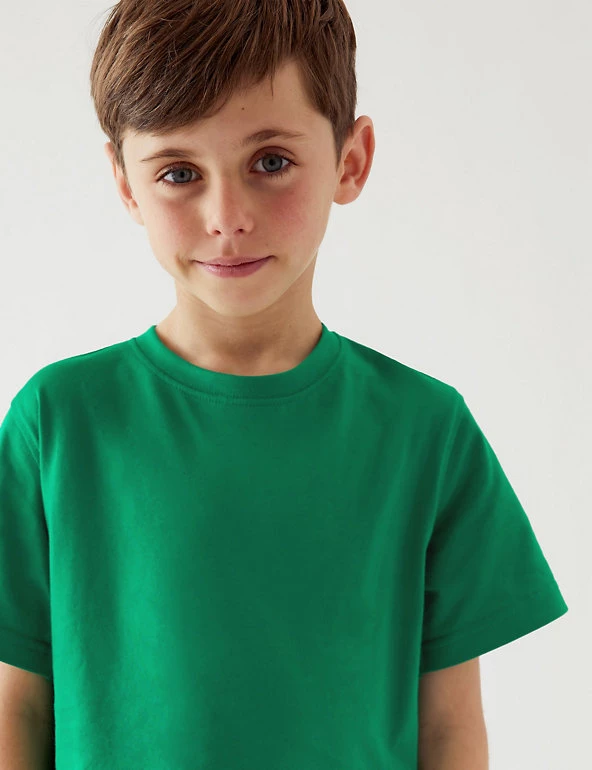 M&S Collection PE Kit Unisex Pure Cotton T-Shirt (2-16 Yrs) 55 M&S Collection PE Kit Unisex Pure Cotton T-Shirt (2-16 Yrs) - Image 53