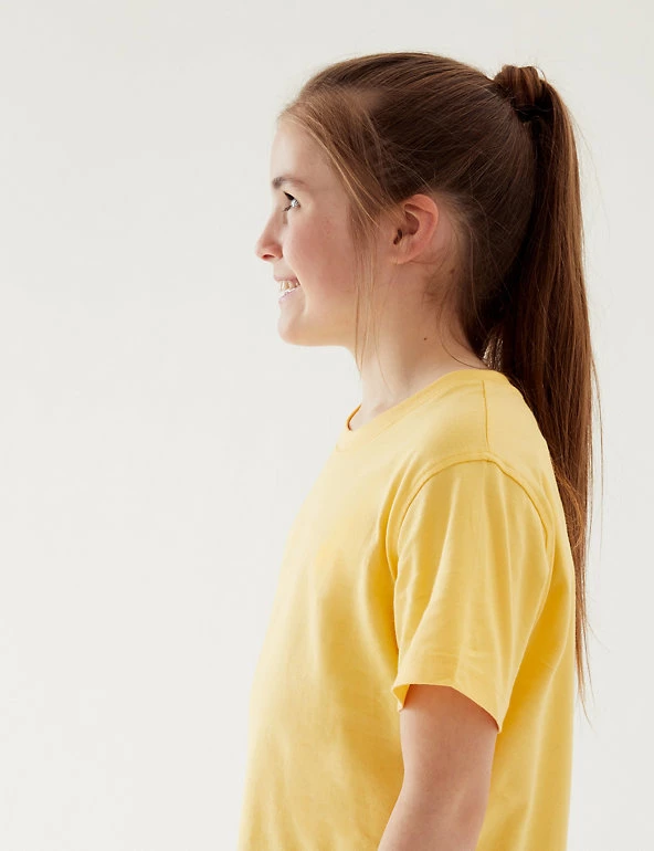 M&S Collection PE Kit Unisex Pure Cotton T-Shirt (2-16 Yrs) 23 M&S Collection PE Kit Unisex Pure Cotton T-Shirt (2-16 Yrs) - Image 21