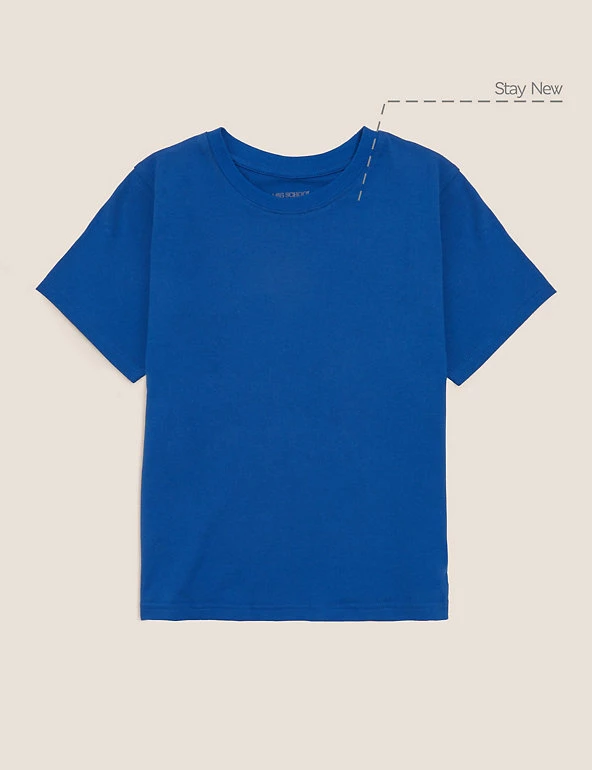 M&S Collection PE Kit Unisex Pure Cotton T-Shirt (2-16 Yrs) 43 M&S Collection PE Kit Unisex Pure Cotton T-Shirt (2-16 Yrs) - Image 41