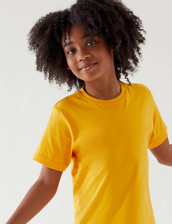 M&S Collection PE Kit Unisex Pure Cotton T-Shirt (2-16 Yrs) 28 M&S Collection PE Kit Unisex Pure Cotton T-Shirt (2-16 Yrs) - Image 26