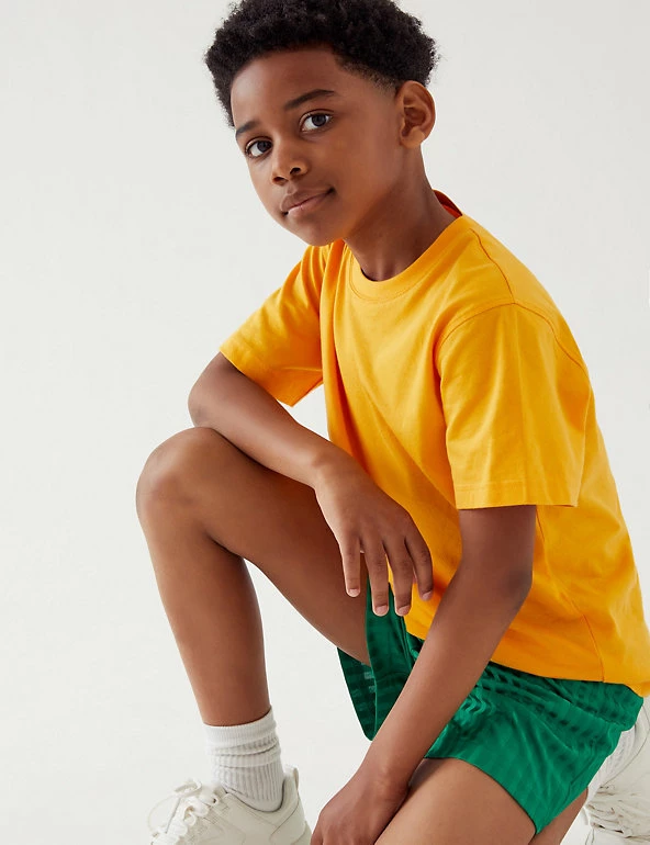 M&S Collection PE Kit Unisex Pure Cotton T-Shirt (2-16 Yrs) 29 M&S Collection PE Kit Unisex Pure Cotton T-Shirt (2-16 Yrs) - Image 27