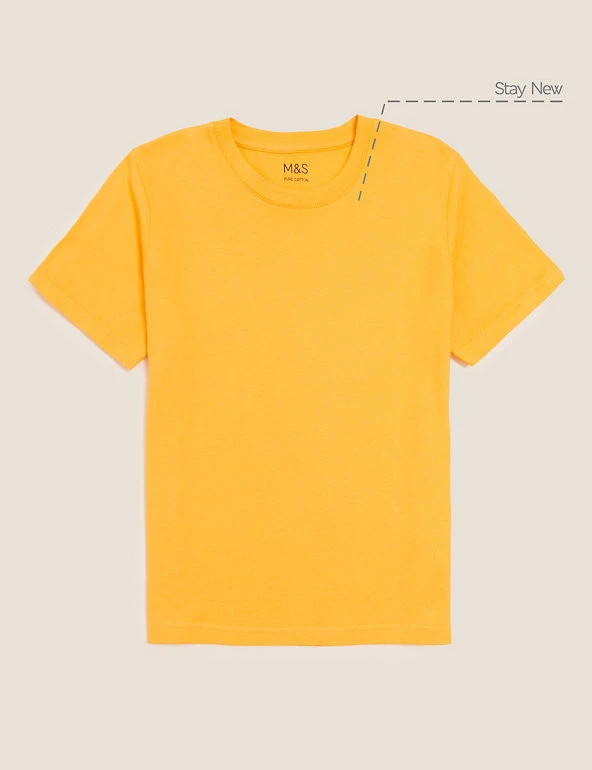 M&S Collection PE Kit Unisex Pure Cotton T-Shirt (2-16 Yrs) 27 M&S Collection PE Kit Unisex Pure Cotton T-Shirt (2-16 Yrs) - Image 25