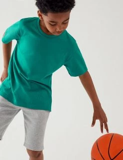 M&S Collection PE Kit Unisex Pure Cotton T-Shirt (2-16 Yrs) 123 M&S Collection PE Kit Unisex Pure Cotton T-Shirt (2-16 Yrs) -School Uniform Sales Store SD 04 T93 2760 XS X EC 2