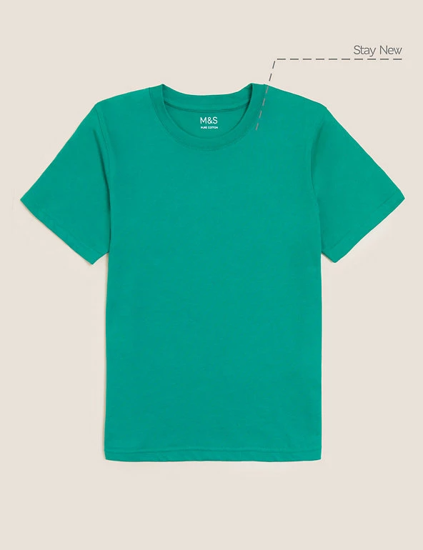 M&S Collection PE Kit Unisex Pure Cotton T-Shirt (2-16 Yrs) 58 M&S Collection PE Kit Unisex Pure Cotton T-Shirt (2-16 Yrs) - Image 56